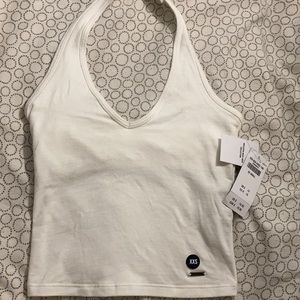 Brand new hollister halter top white